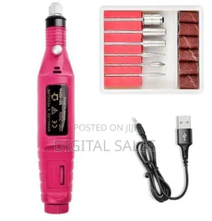 1 Set of Portable Nail Polisher Drill)
