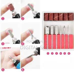 1 Set of Portable Nail Polisher Drill)