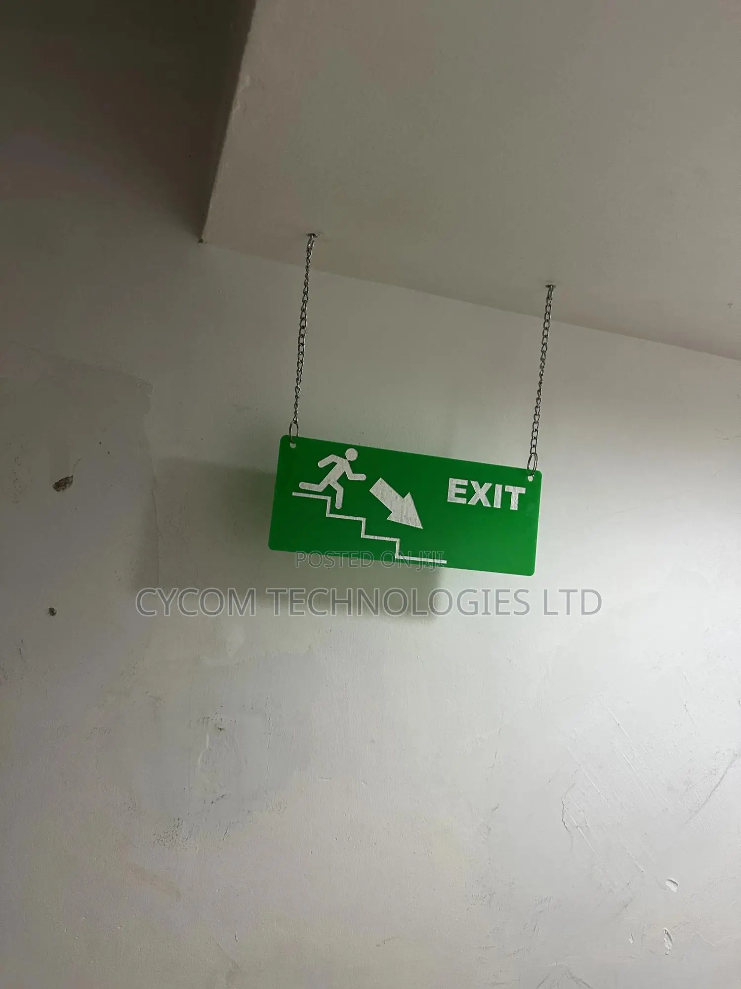 Fire Exit Stair Signs