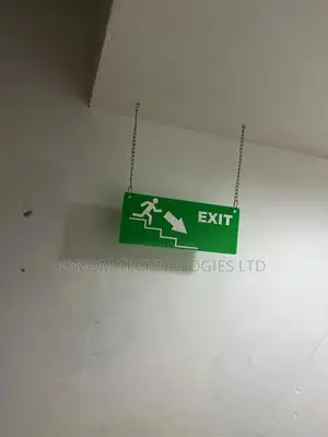 Fire Exit Stair Signs