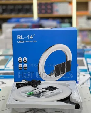 Photo - 14 Inch Ring Light With Stand And Remote Control