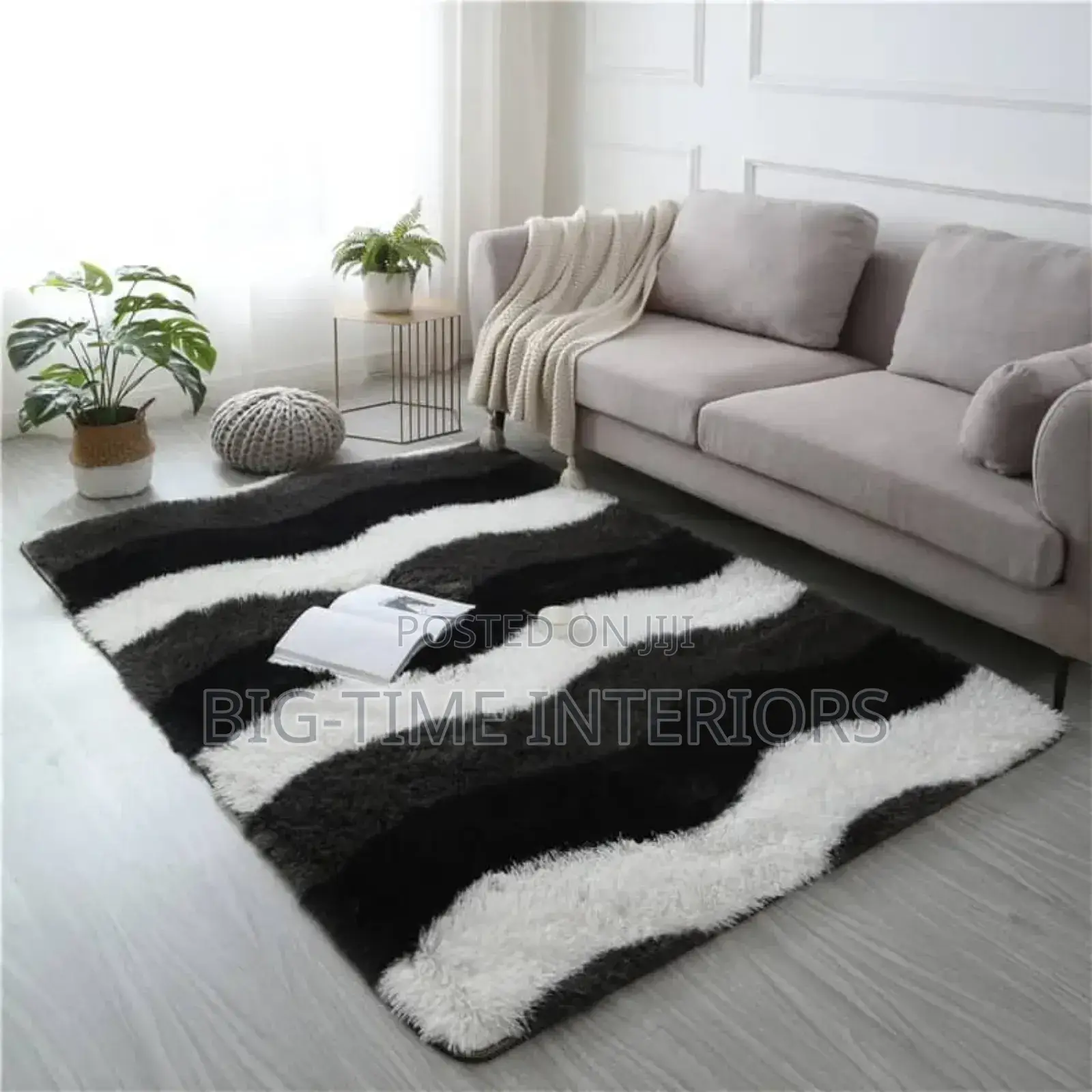Multicolored Soft Fluffy Center Carpet 1.5*2meters