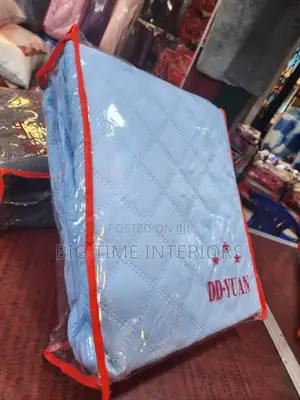 Baby Blue Quilted Mattress Protector/Mattress Cover