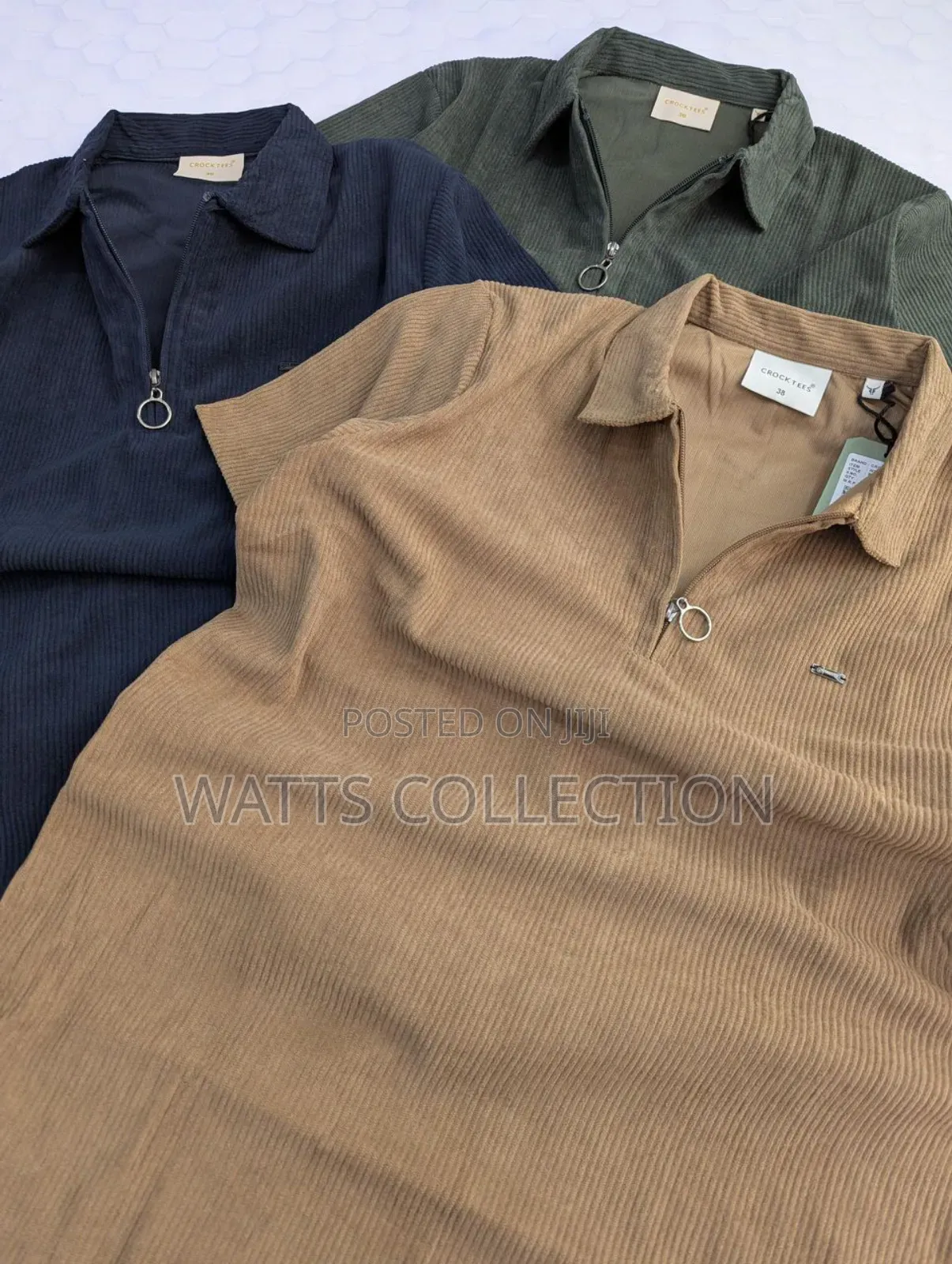 Quarter Zip Polo Shirts