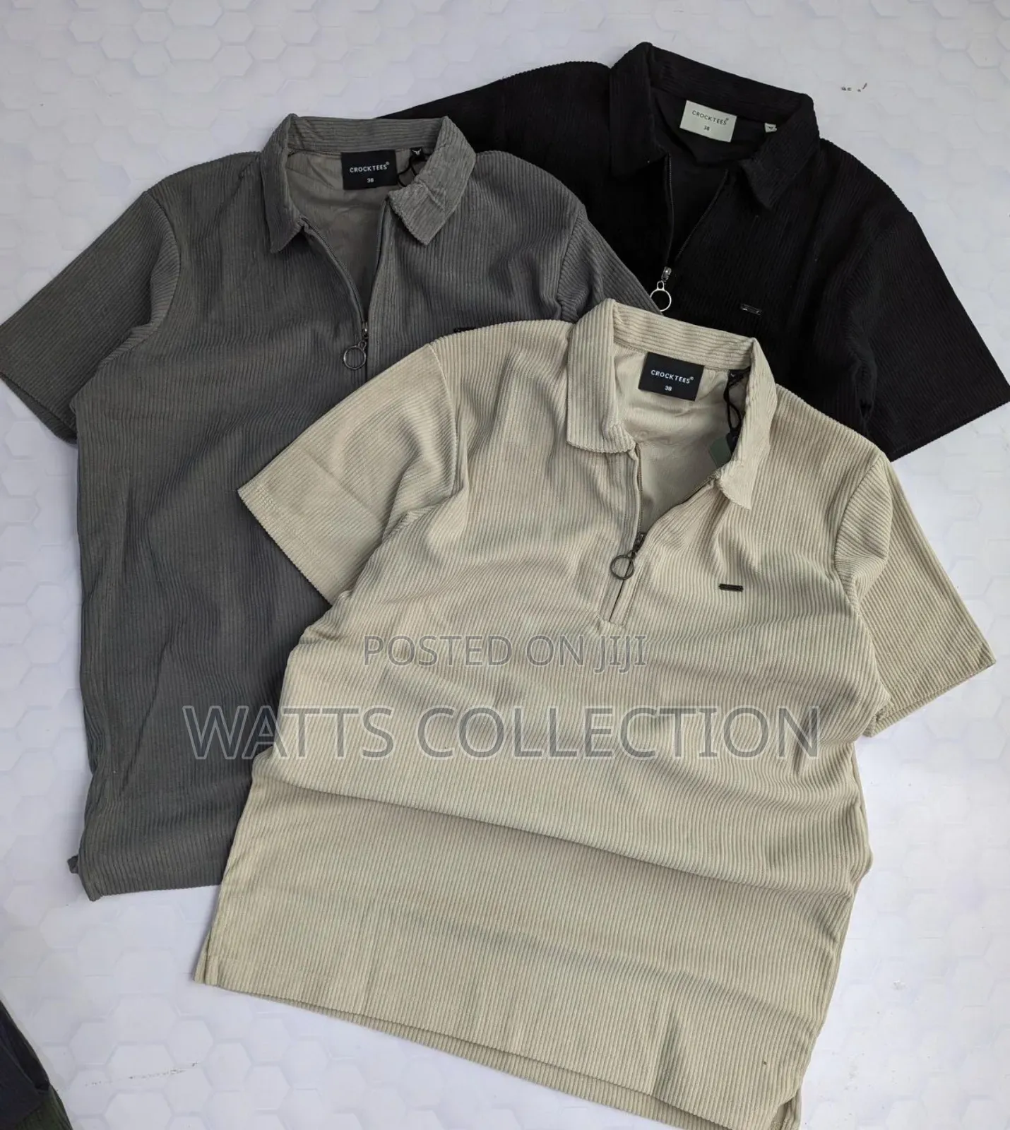 Quarter Zip Polo Shirts