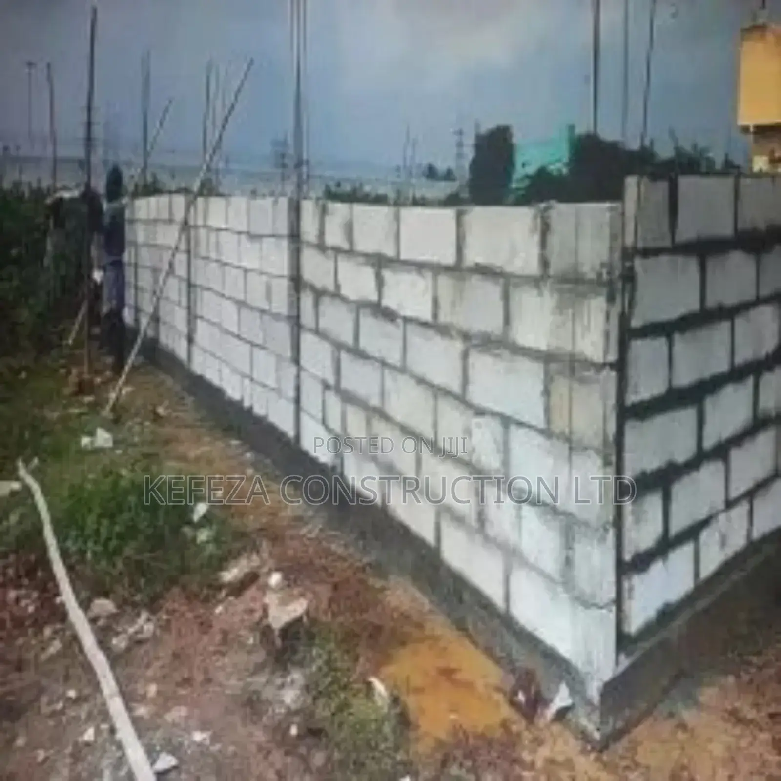 New Boundary Wall Construction