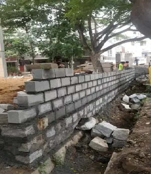 New Boundary Wall Construction