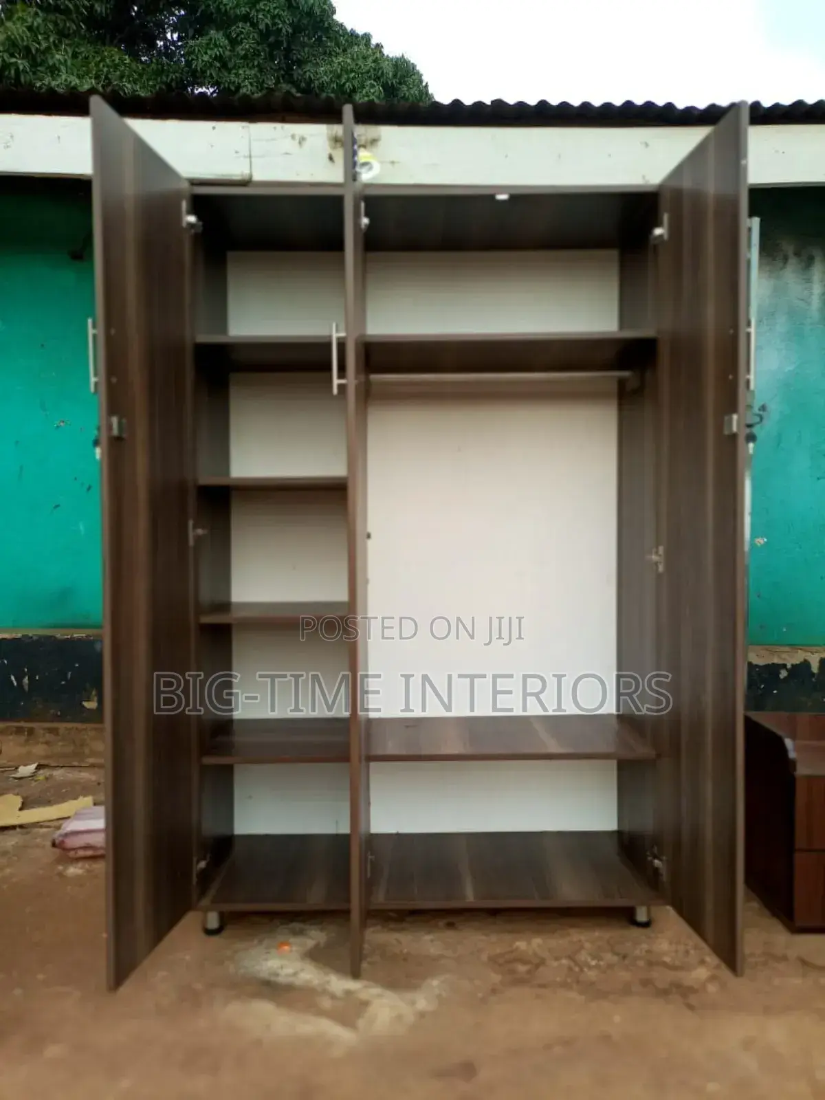 Dark Walnut 4*6feet Wardrobe