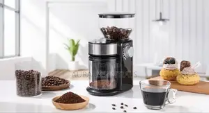 Electric Flat Burr Coffee Beans Grinder