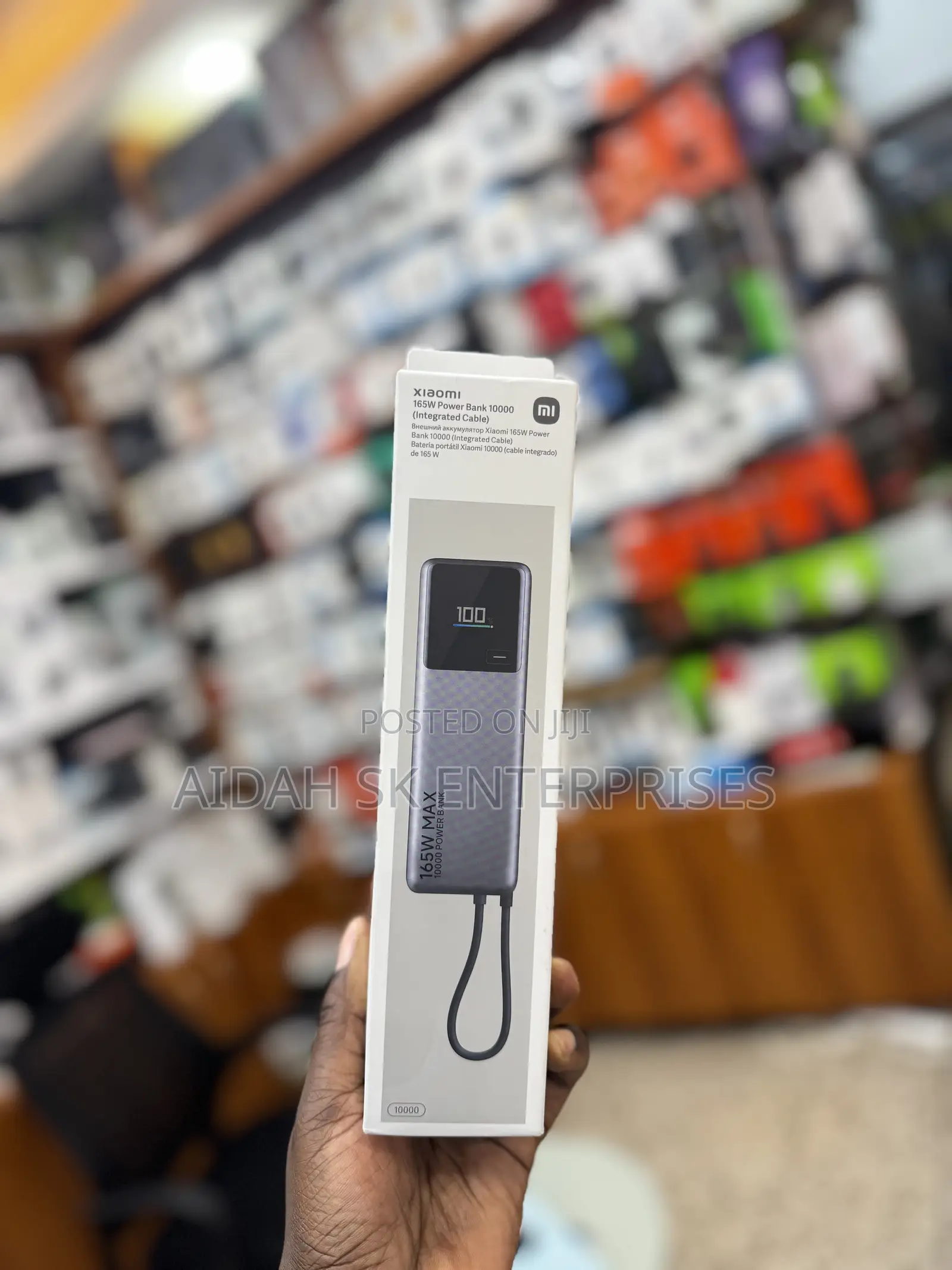 Xiaomi 165w Power Bank 10000 Integrated Cable