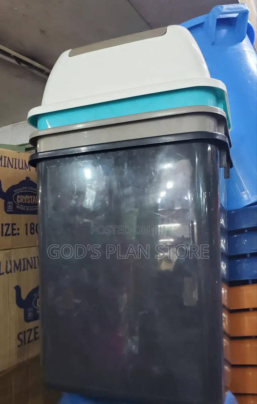 Plastic Swing Dust Bins 40litres