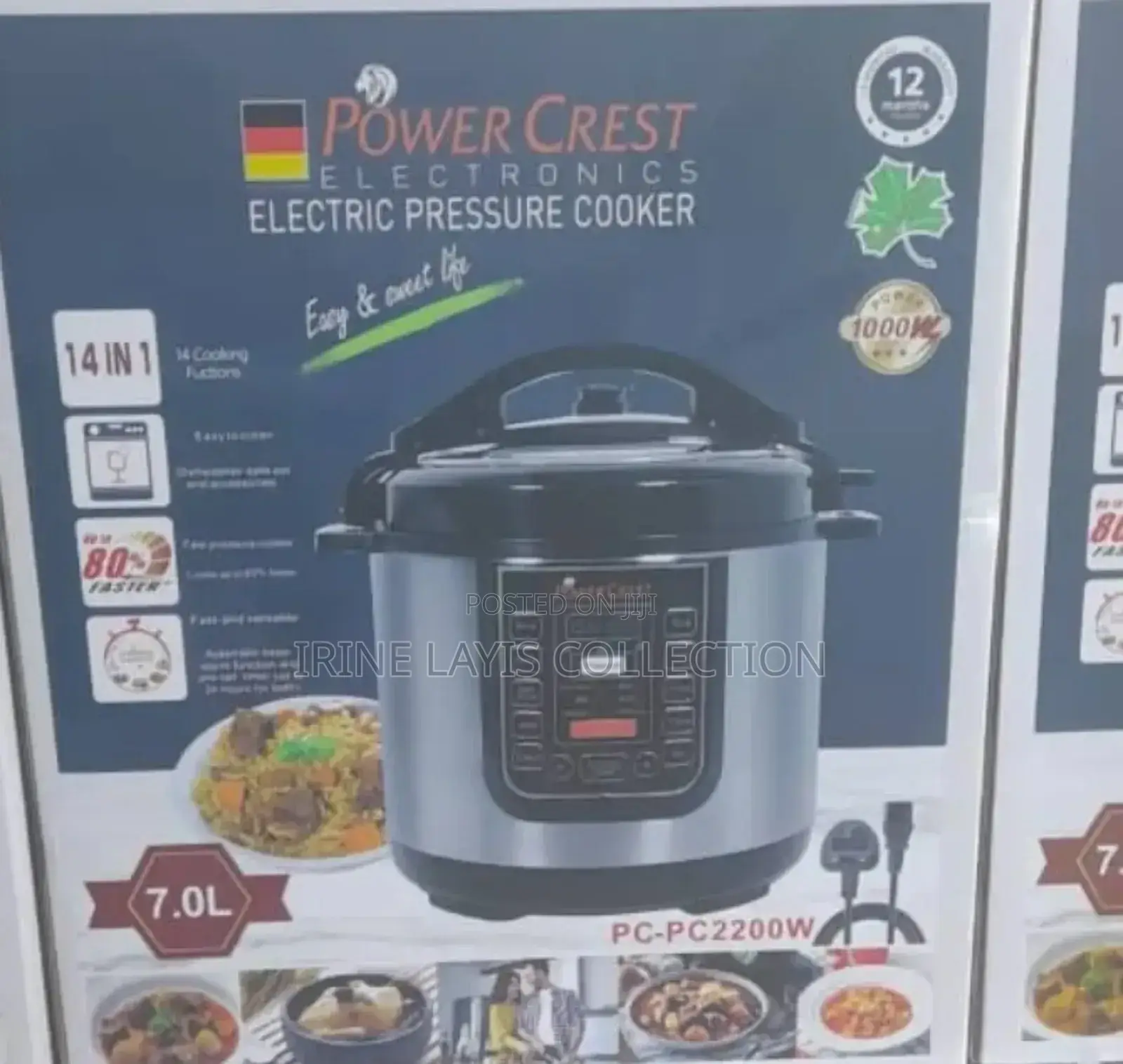 7ltr Power Crest Pressure Cooker