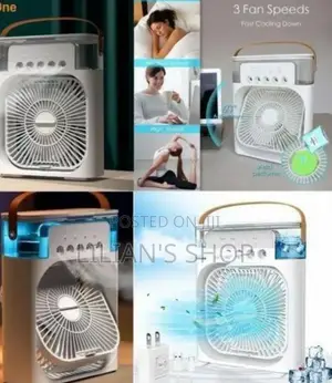 Portable 2 in 1 Air Cooler Fan Humidifier
