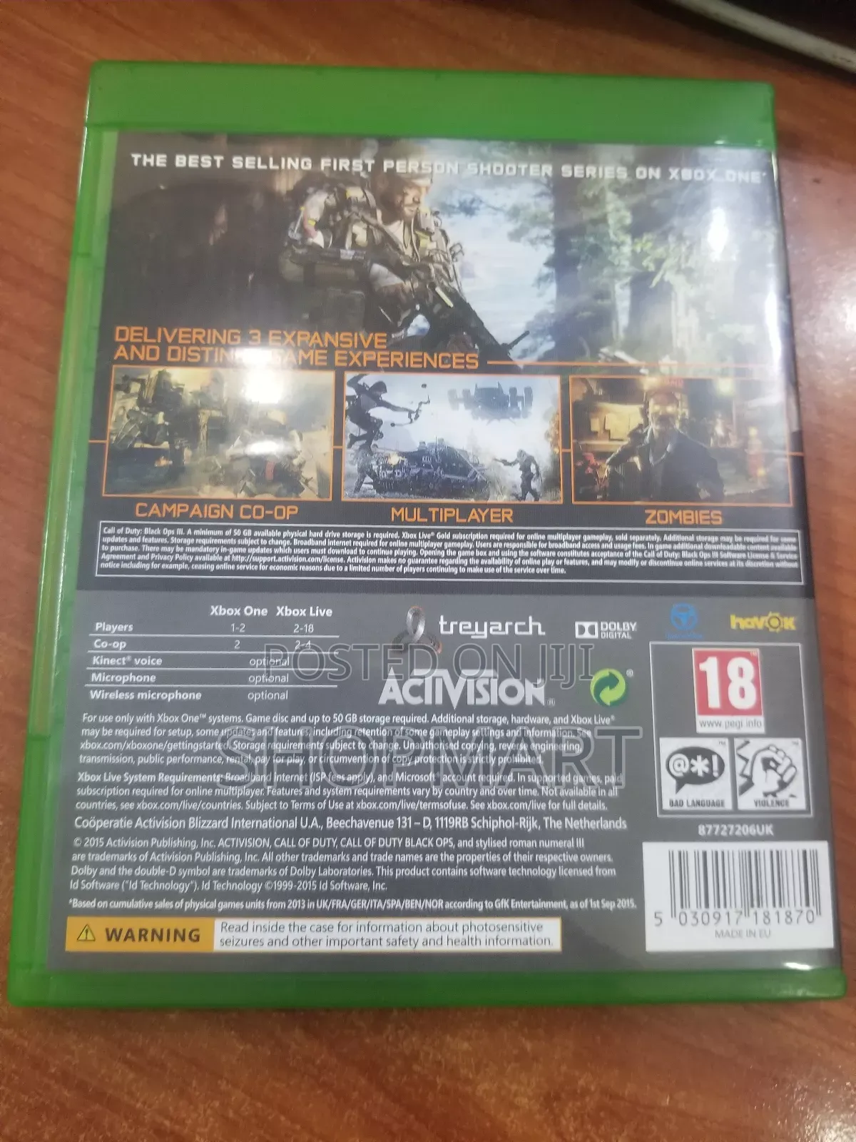 Call of Duty Blacks Xbox One