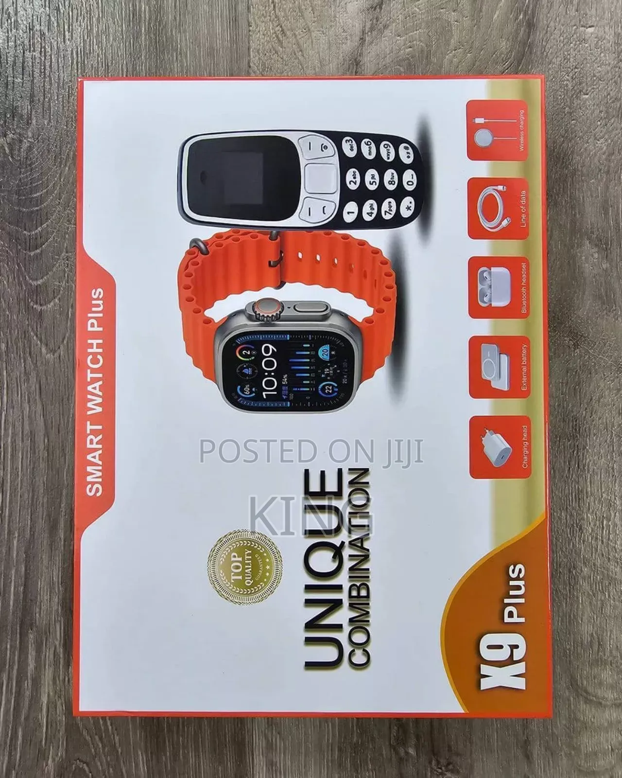 Stylish X9 Plus Smart Watch Set. With Mobile Phone