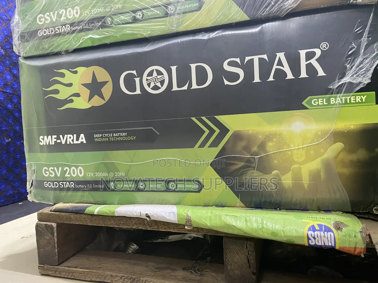 200ah Original Gold Star Solar Battery Hek