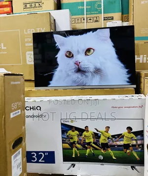 Chiq 32 Inch Led Digital Free To Air Tv -black 3yrs Warranty