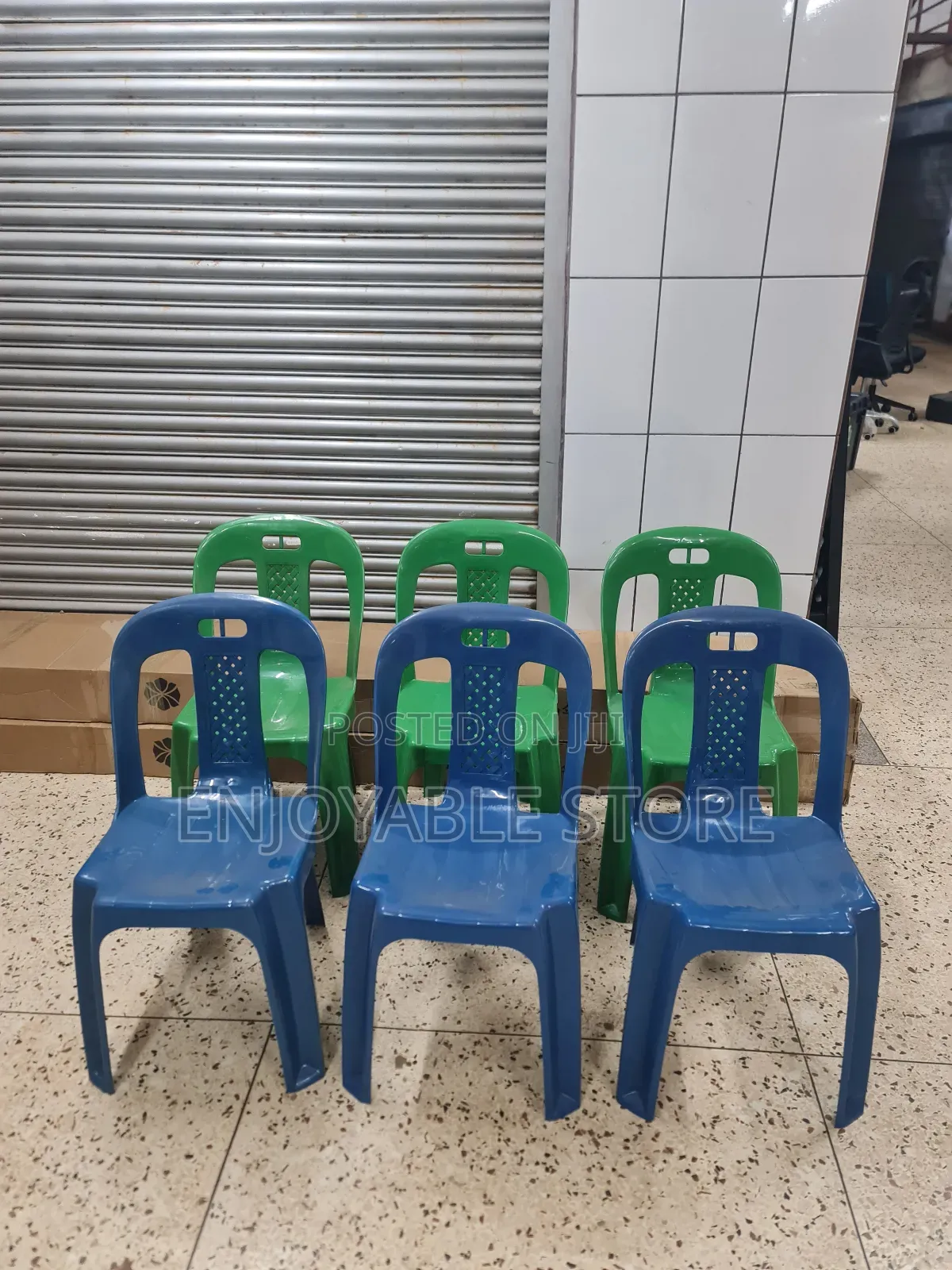 Activity Plastic Chairs Plastic Chairs*Green/Blue