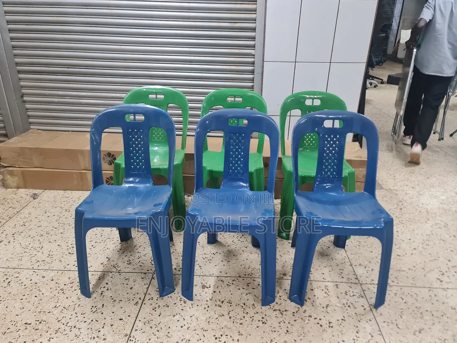 Activity Plastic Chairs Plastic Chairs*Green/Blue