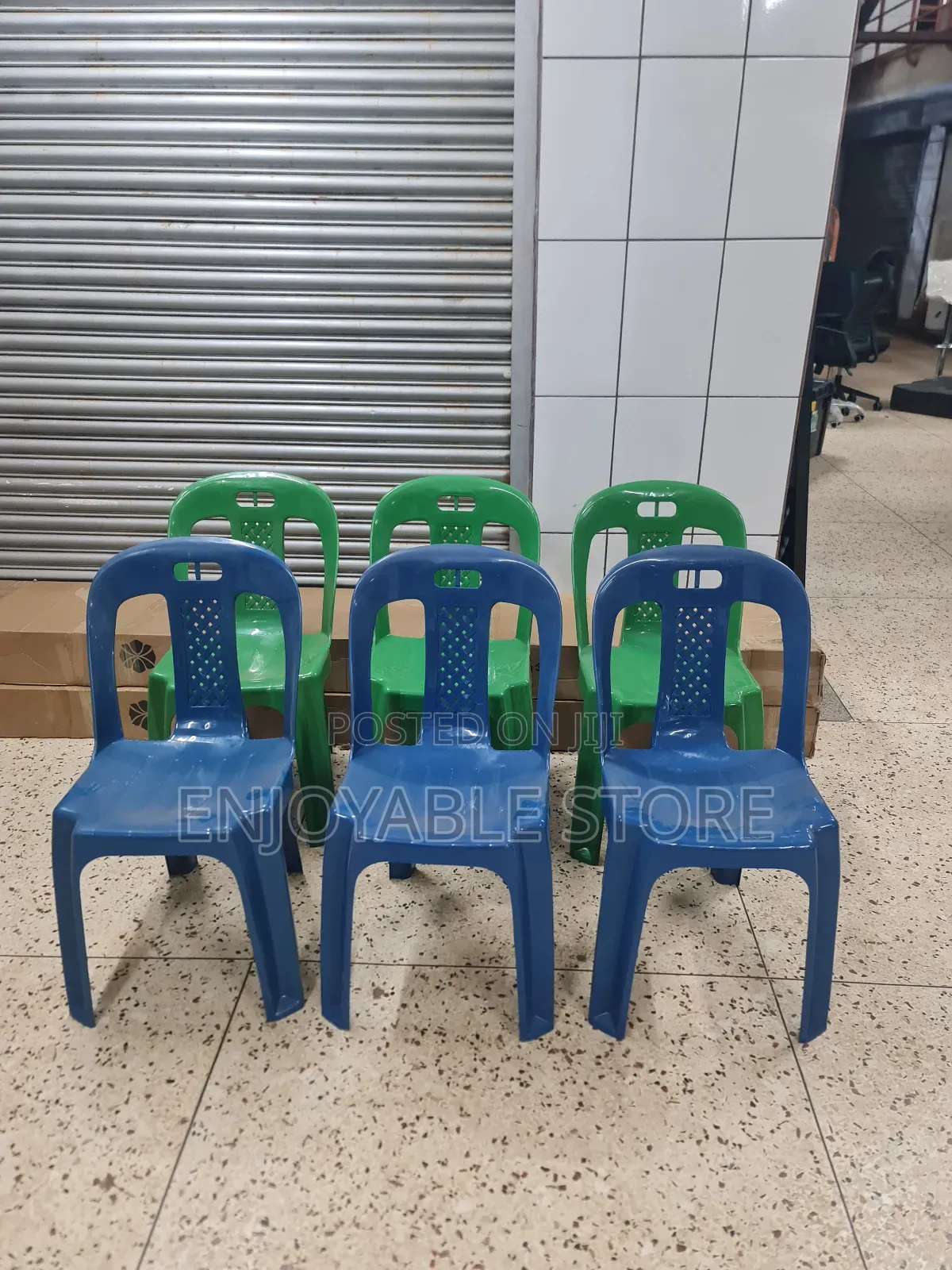 Activity Plastic Chairs Plastic Chairs*Green/Blue