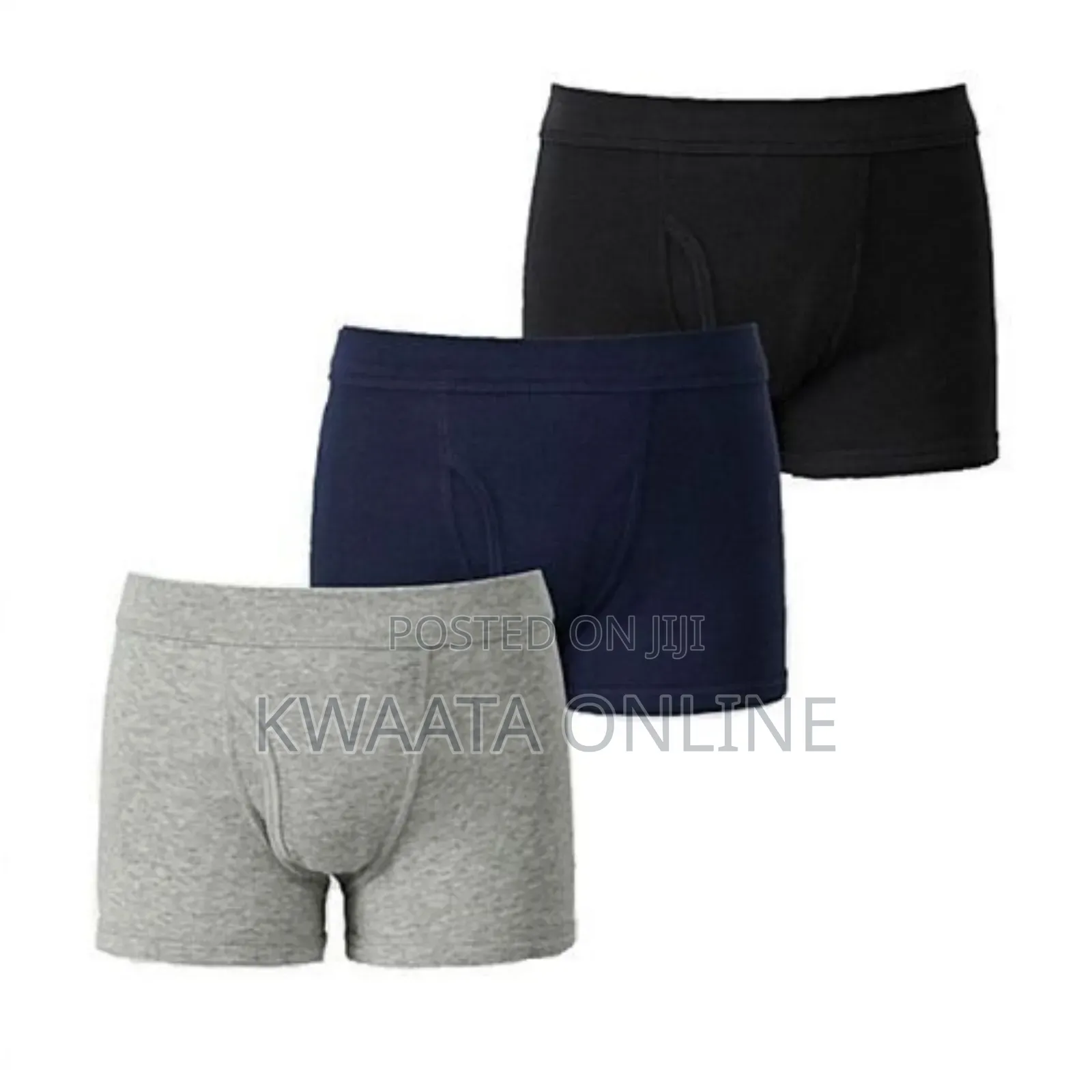 3 Pieces-new Virgin Men Boxer Briefs - Multicolour