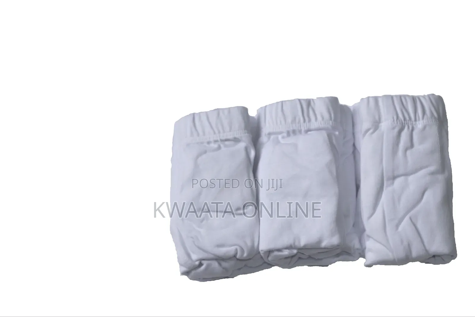 New Virgin Pack of 3 Men's Cotton Boxers - White