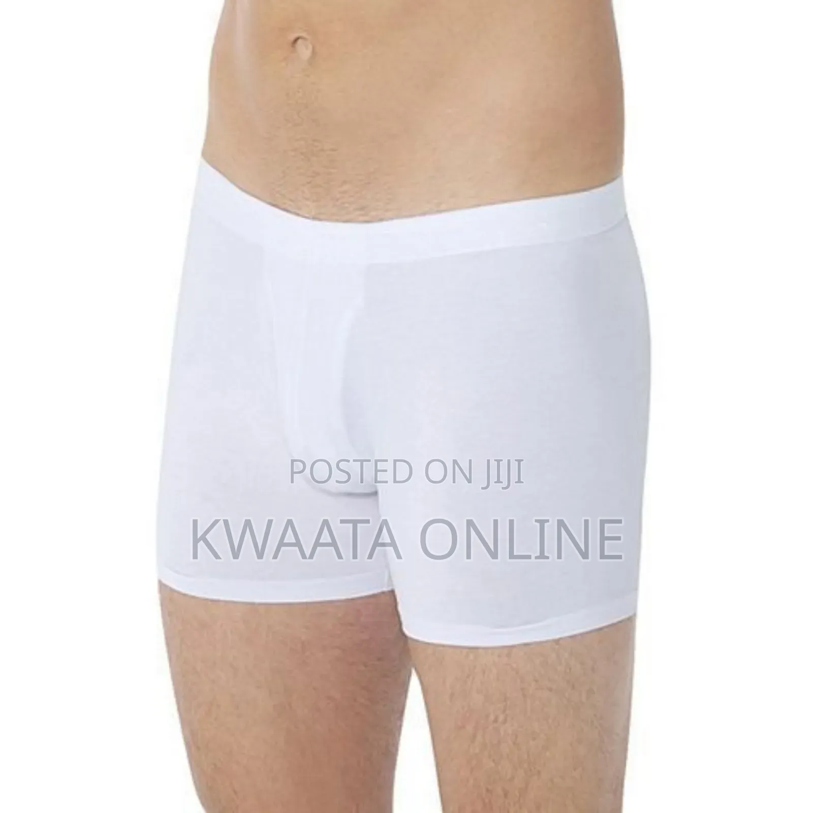 New Virgin Pack of 3 Men's Cotton Boxers - White