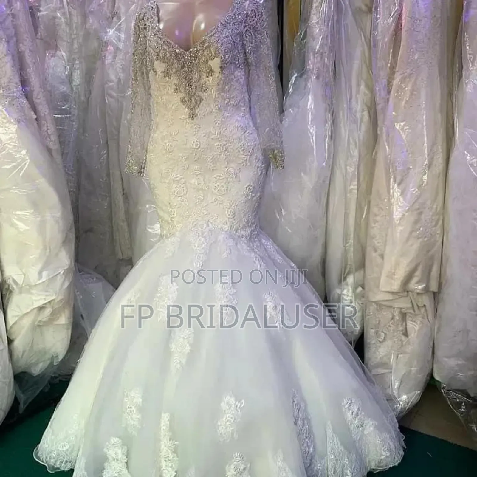 Wedding Gown Mermaid Beaded
