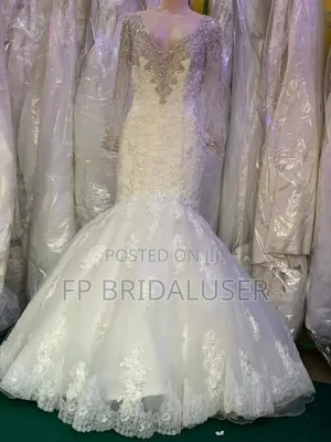 Wedding Gown Mermaid Beaded