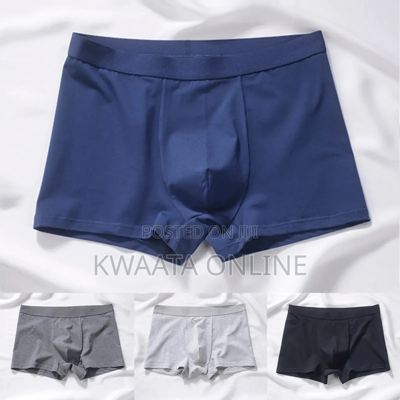 3 Pieces-new Virgin Men Boxer Briefs - Multicolour