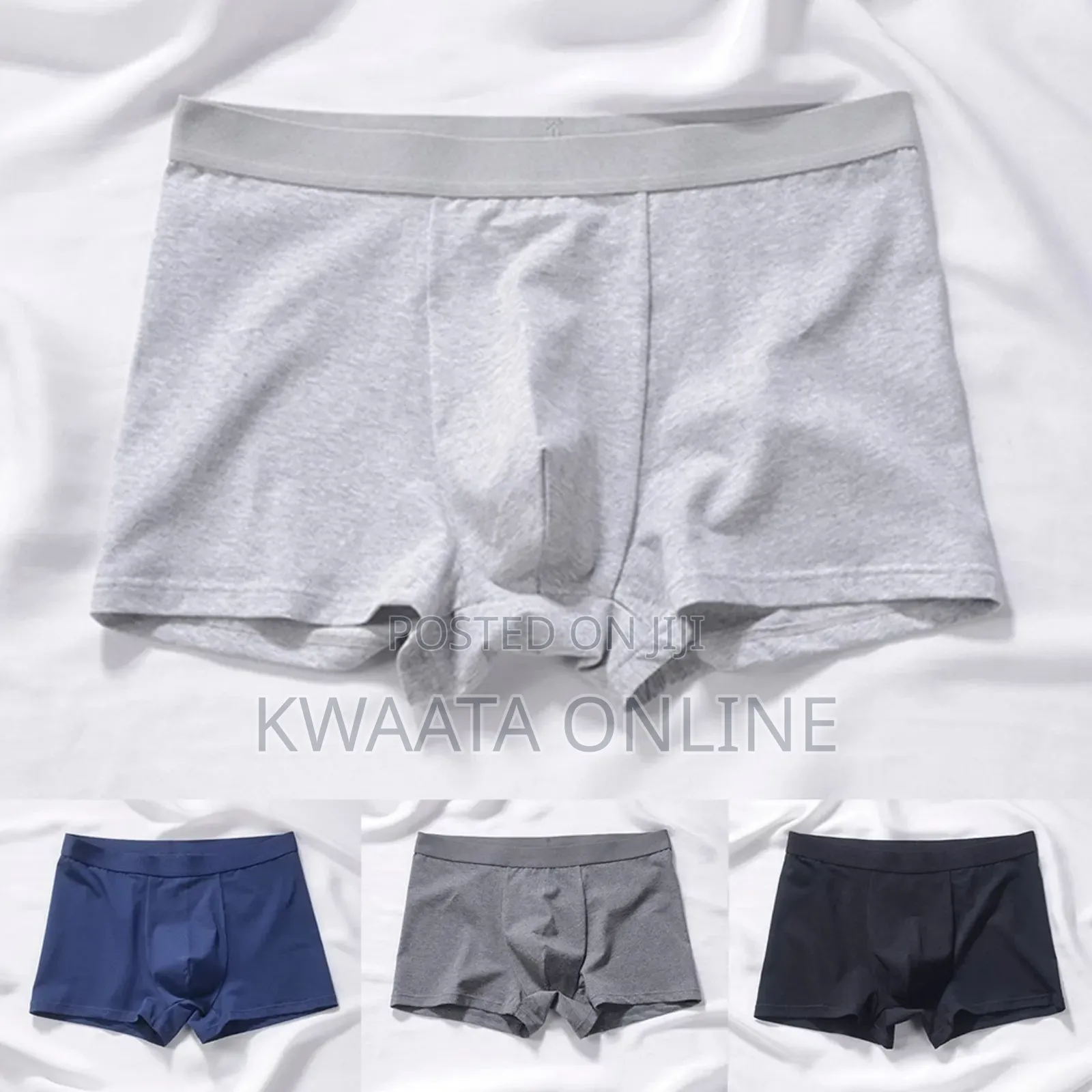3 Pieces-new Virgin Men Boxer Briefs - Multicolour