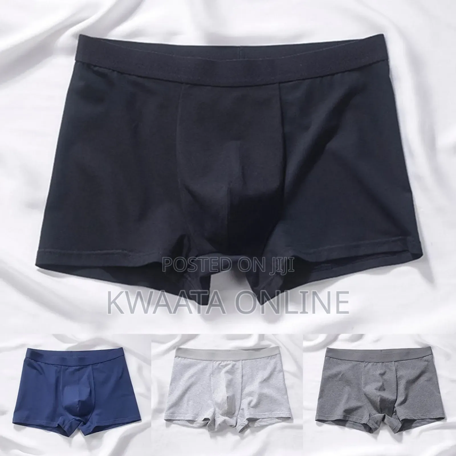 3 Pieces-new Virgin Men Boxer Briefs - Multicolour