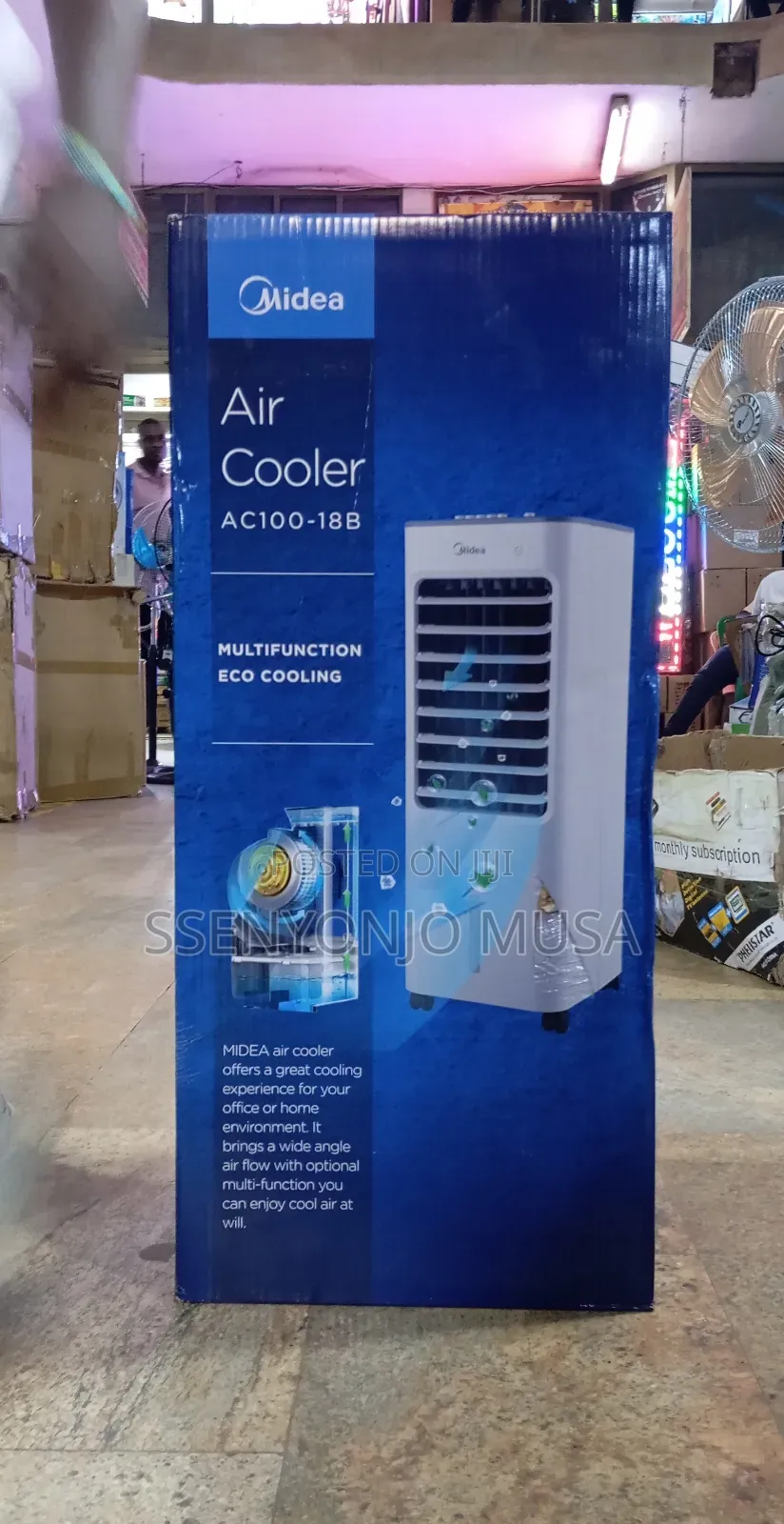 Midea 6l Air Cooler With 3in1 Purifier, Ionizer Humidifier