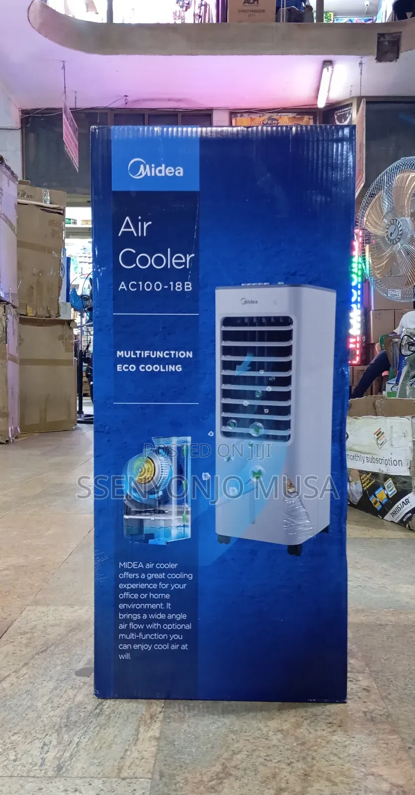 Midea 6l Air Cooler With 3in1 Purifier, Ionizer Humidifier