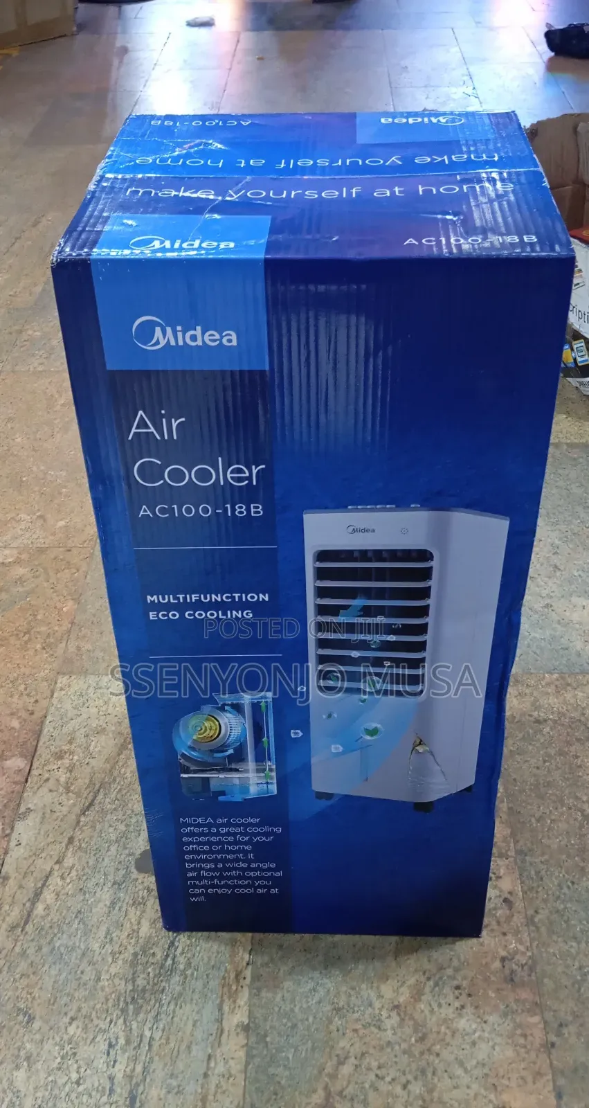 Midea 6l Air Cooler With 3in1 Purifier, Ionizer Humidifier