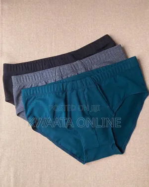 Mens Boxers Briefs 3 Pieces Underwear Mid Waist Briefs