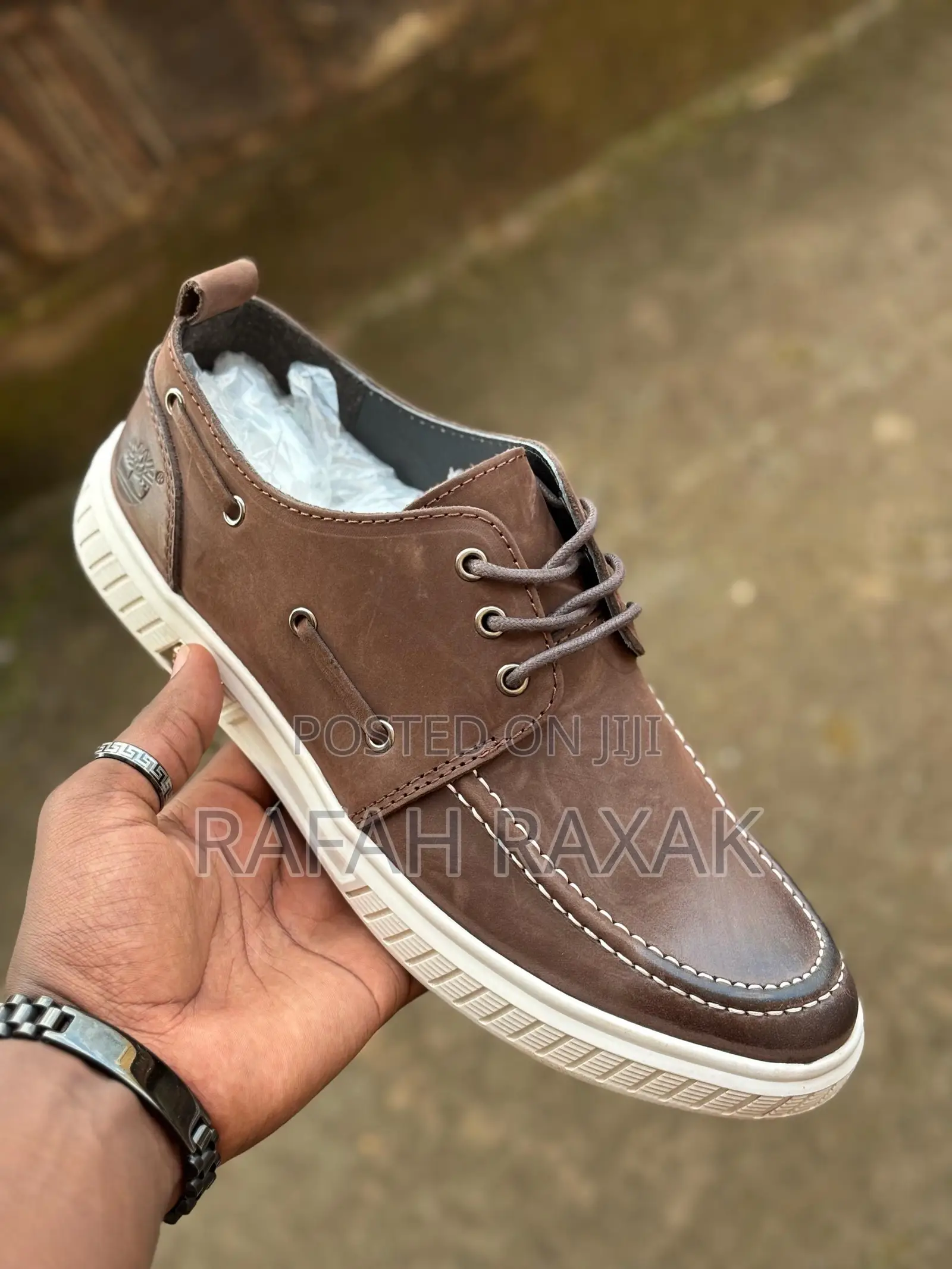 Men’S Super Classic Dark Tan Timberland Casual Lace Up Shoes