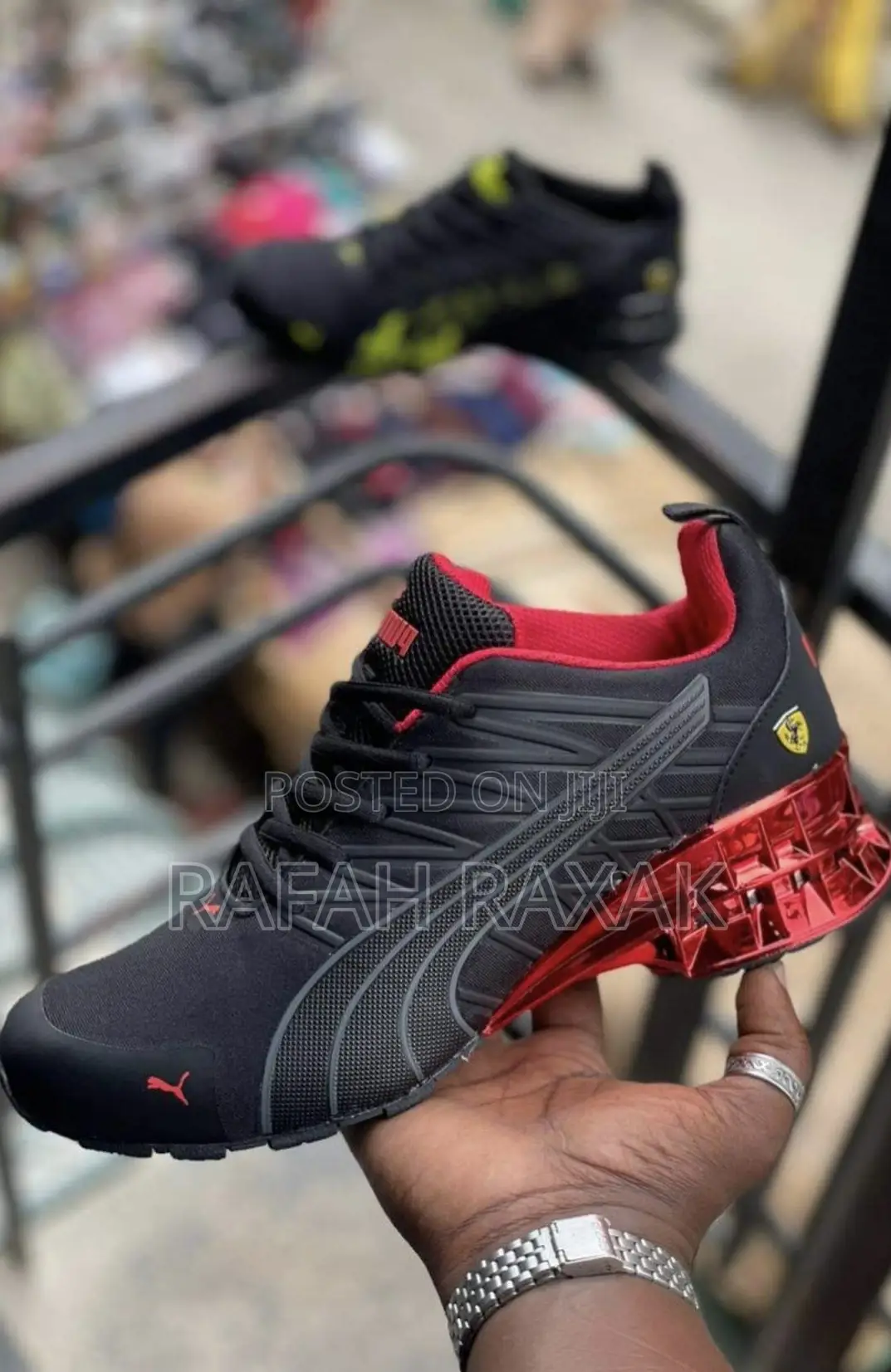 Original Black/Red Puma Ferrari Sport Luxury Sneakers