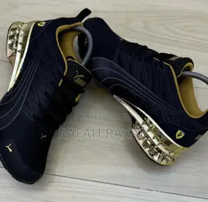 Men’S Super Classic Puma Ferrari Black Designer Sneakers