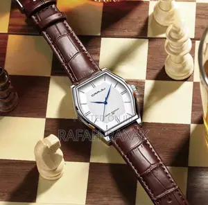 Original Brown Crrju Water Resistant Leather Watch
