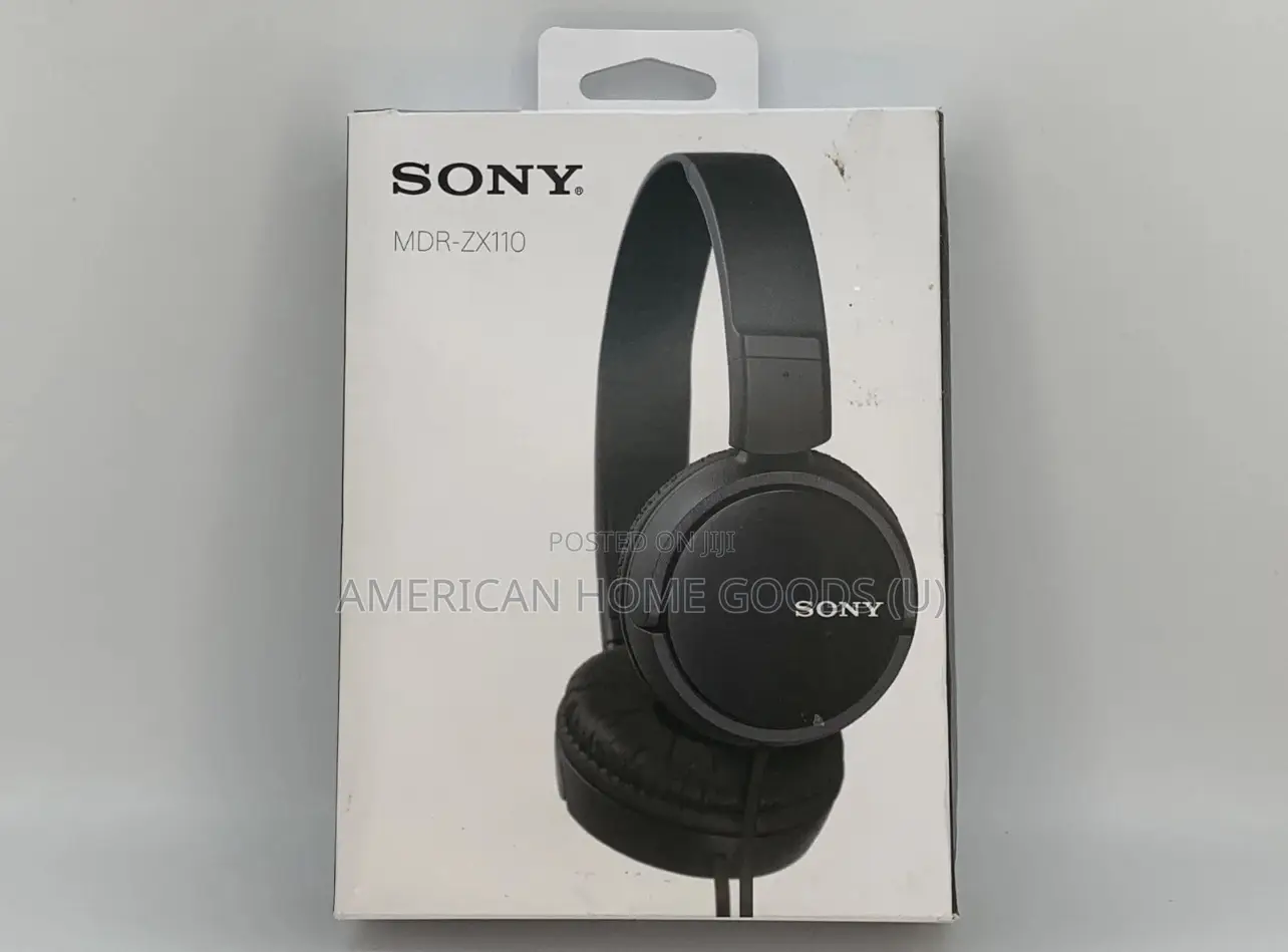 Sony MDR-Zx110 Zx Series Headphones Black Mdrzx110 Wired