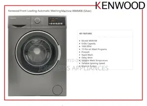 Kenwood Original Front Loader Automatic Washing Machine 8kg
