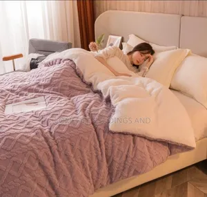 Checked Bedcover Pink 6*6