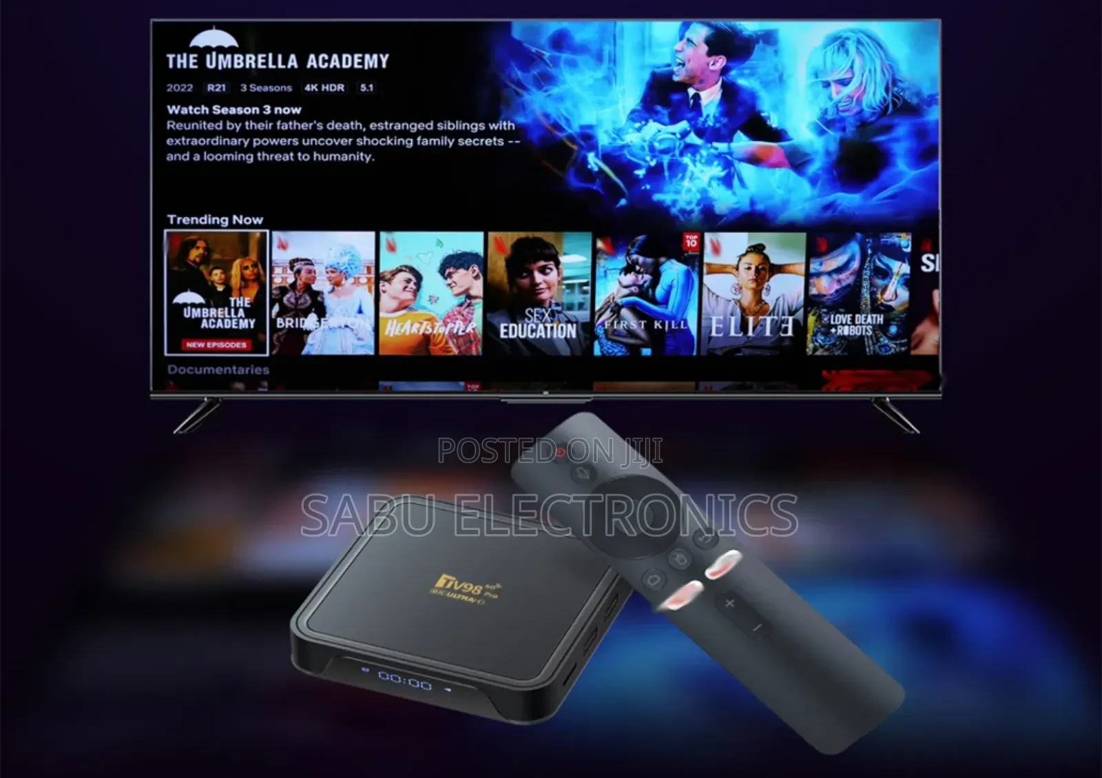 Tv98 5g Pro New Android 14.0- Tv Box - Voice Assistant