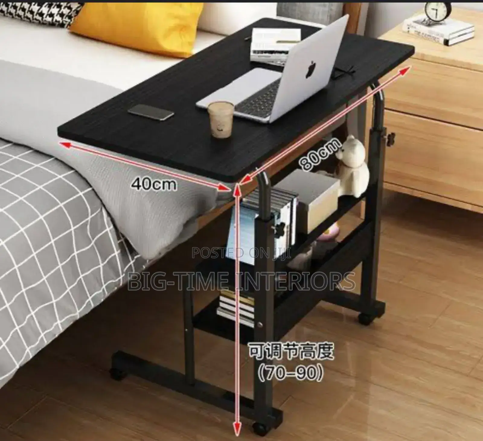 Black Laptop Table