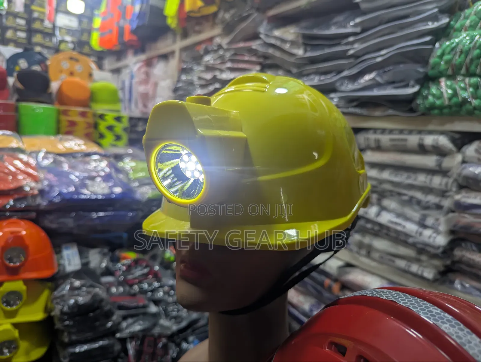 Helmets With Head Lamp ( Helmet With Torch)