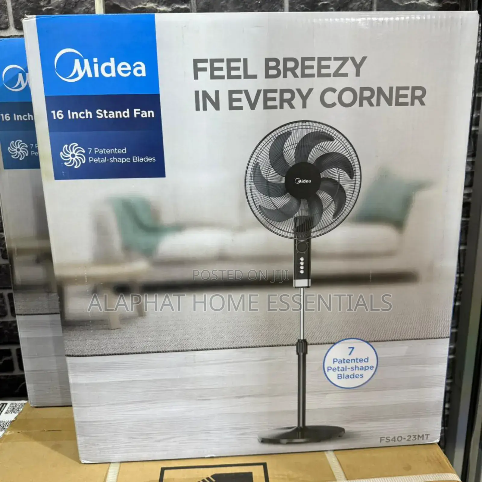 Original Midea Stand Fan (Black)