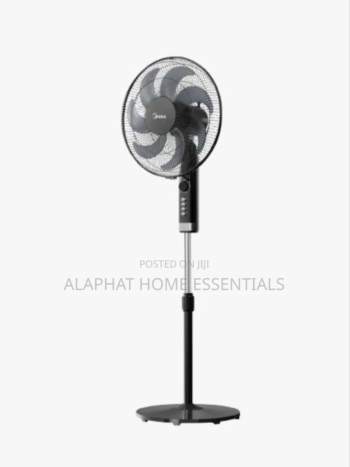 Original Midea Stand Fan (Black)