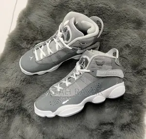Men’S Super Classic Cool Grey Air Jordan 6 Rings Sneakers