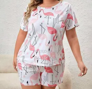 Two Piece Top and Short Night Wear